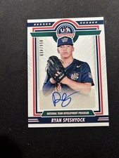 2022 Panini USA Baseball Stars & Stripes Blue Ink /499 Ryan Speshyock Auto