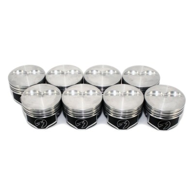 Speed Pro Small Block Chevy 350 Flat Top Pistons STD Bore 5.7'' Hypereutectic SBC