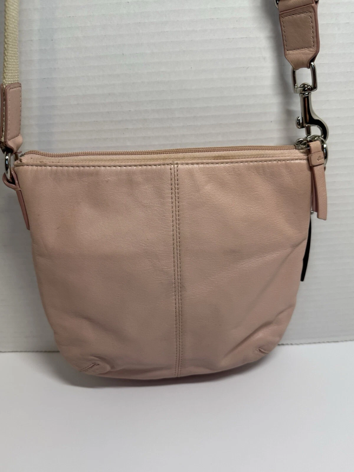 PARK SWINGPACK IN PELLE (COACH F49170) ROSA CHIARO