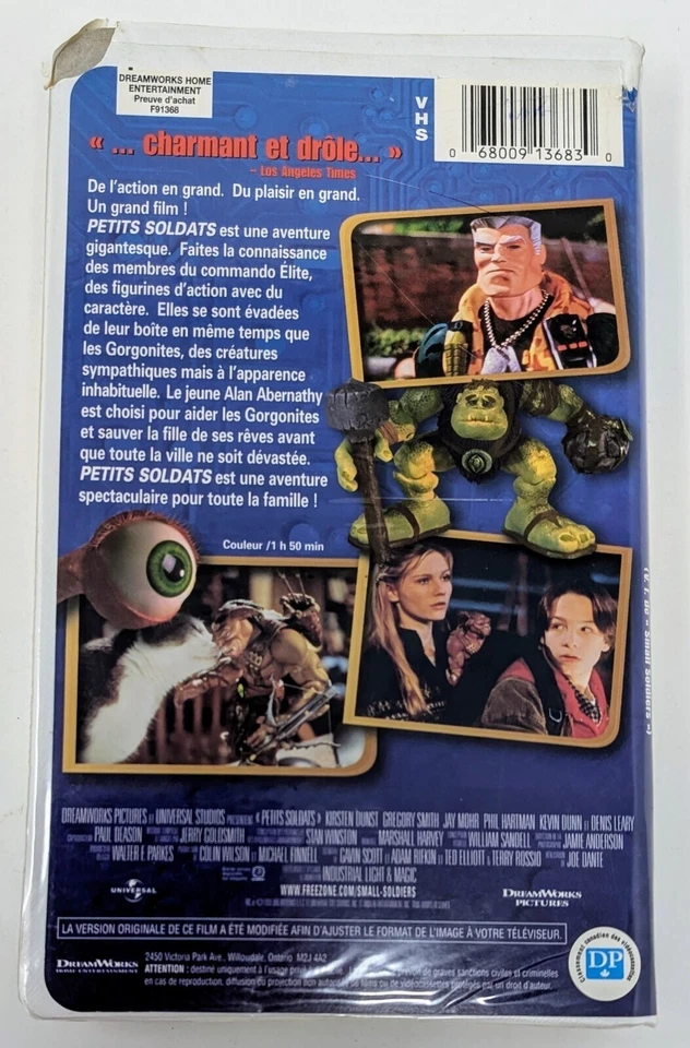 Petits Soldats VHS (1998) - NTSC - French - Good (Tested) - Image 3 of 4