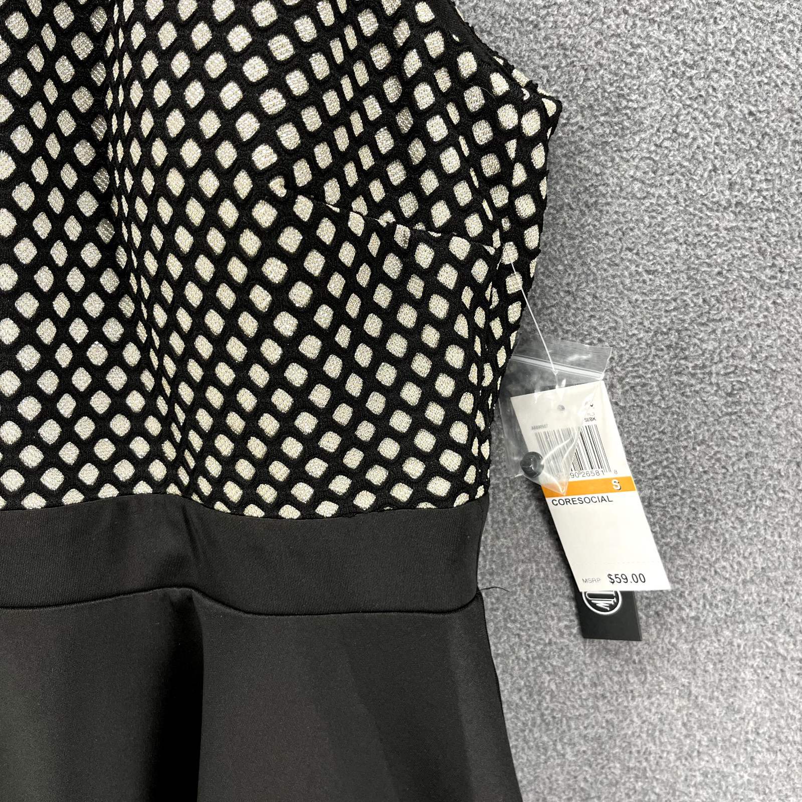 As U Wish Dress Womens Small Black Junior Sleeveless Halter Skater open back