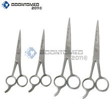 4 PC's Set of Professional Barber Scissors Hair Cutting Scissors - Stainless