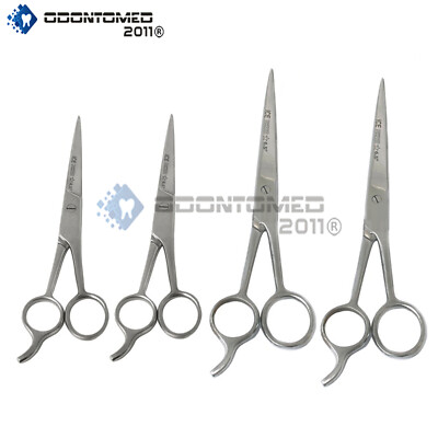 4 PC's Set of Professional Barber Scissors Hair Cutting Scissors - Stainless