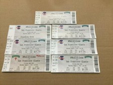 PHILLIES~2019 TICKET STUB 8/1/19 VS GIANTS~Sam Selman MLB DEBUT & 2-M  MARK