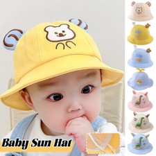 Baby Cotton Cap Cute Bucket Hat Child Lovely Sunshade Hat Outdoor Fisherman Hat
