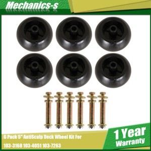 2) KUBOTA MOWER DECK ROLLER WHEELS - K5763-46250 1/2 I.D. 3 O.D. 4 2) KUBOTA MOWER DECK ROLLER WHEELS - K5763-46250 1/2 I.D. 3 O.D. 4