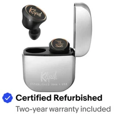 Klipsch K1067808 T5 True Wireless In-Ear Earphones, Black/Silver - Refurbished