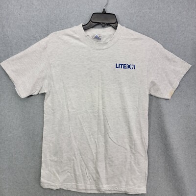 Vintage COMPAQ Computers T Shirt medium Y2K liteon