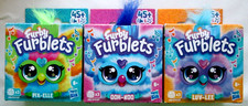 3-Furby Furblets : LUV-LEE/OOH-KOO/PIX-Elle Mini Friend 45 Sounds Music Furby