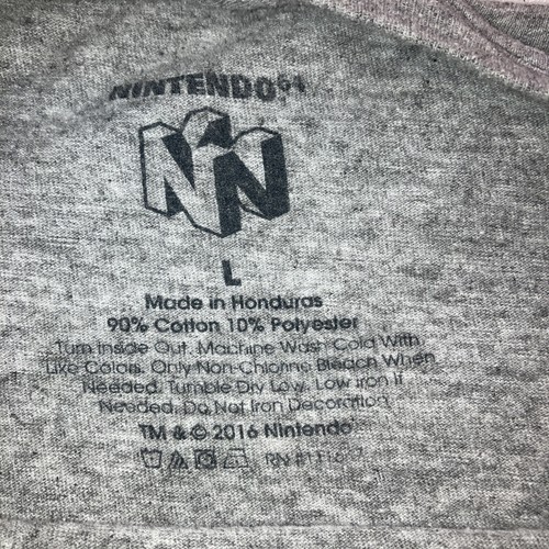 Nintendo 64 2016 Gray Size L - Picture 3 of 7