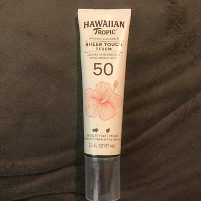 Hawaiian Tropic Sheer Touch Serum Invisible Sunscreen, 50 SPF - EXP 11/2025