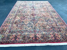 Beautiful  Antique American Karastan Kirman Rug 9x12FT 