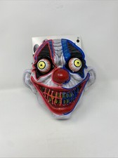 LED Clown plastic Face Mask Led Lights Up Mask Myers Halloween Mask