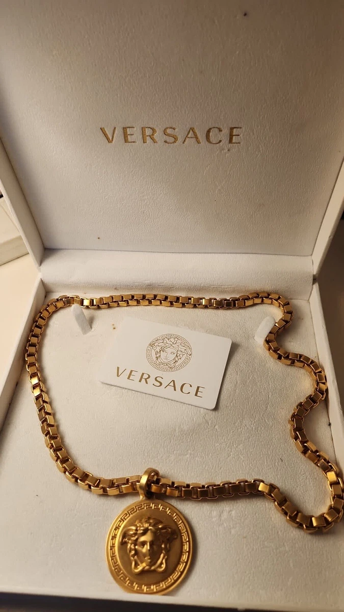 Gold plated outlet versace chain