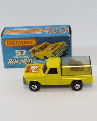 MATCHBOX ROLAMATICS 57 WILD LIFE TRUCK  Vintage In Box