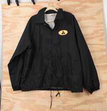 Vintage Oil Drilling Texas Alaska Coaches Jacket Windbreaker Men XL - USA Made