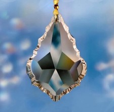 6-GLASS-CRYSTALS-63mm 2 1/2 French Cut Glass/4 1/4 Overall/magnets sold Separt
