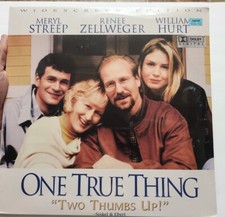 ONE TRUE THING 1999 NEW Laserdisc Meryl Streep, William Hurt Renee Zellweger WS