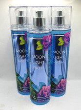 BATH AND BODY WORKS MOONLIGHT PATH BODY MIST 8 FL OZ SET OF 3 