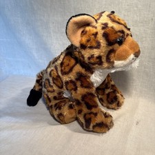 Wild Republic Cheetah Cub Leopard Jaguar Cat Jungle Plush Stuffed Toy Soft Zoo