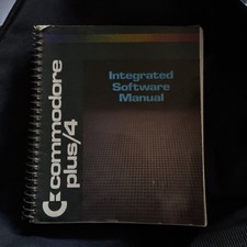Commodore Plus/4 Integrated Software Manual Original Spiral Bound Commodore 64