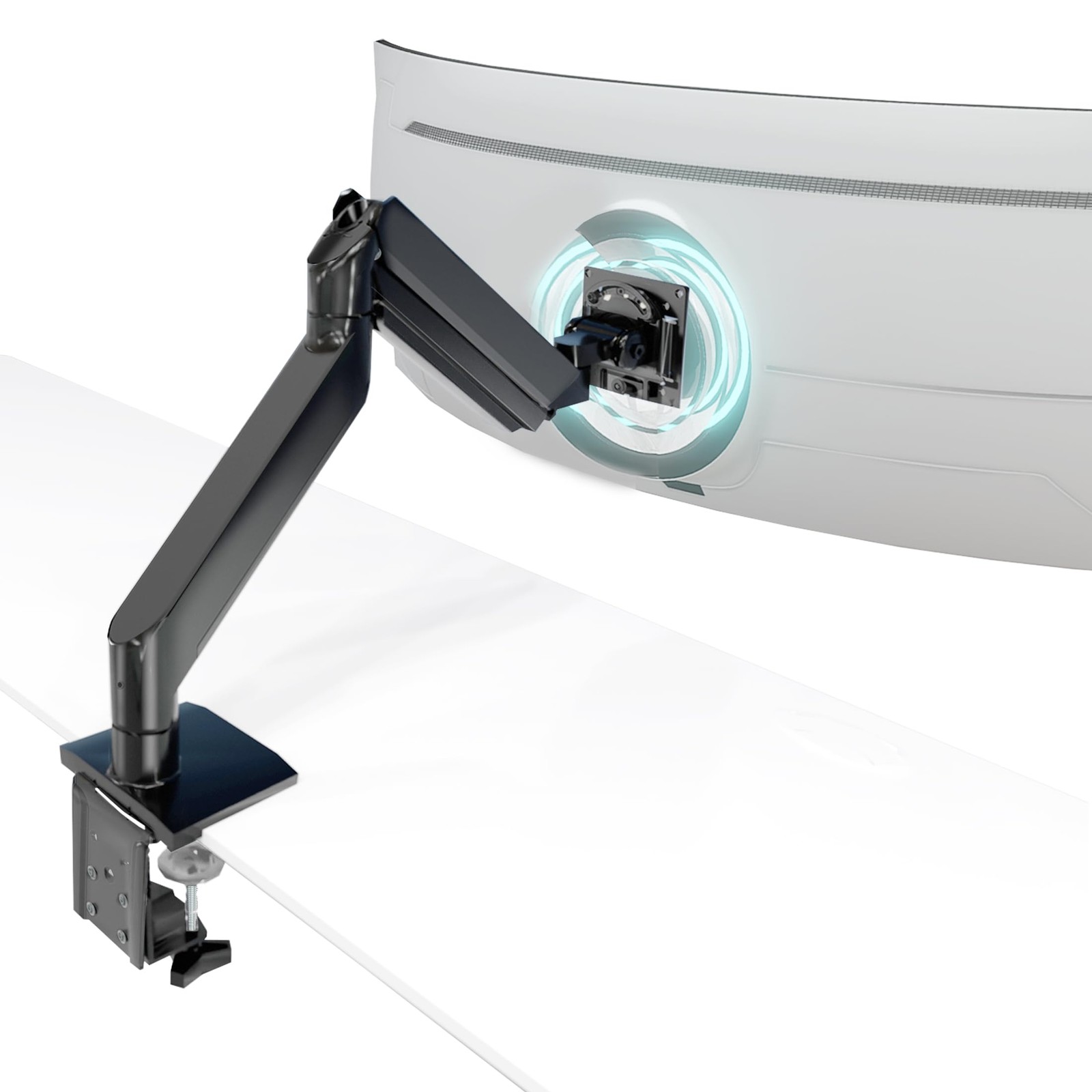 Mount-It! Heavy Duty Monitor Arm, 49-57" Ultrawide, 55 lbs