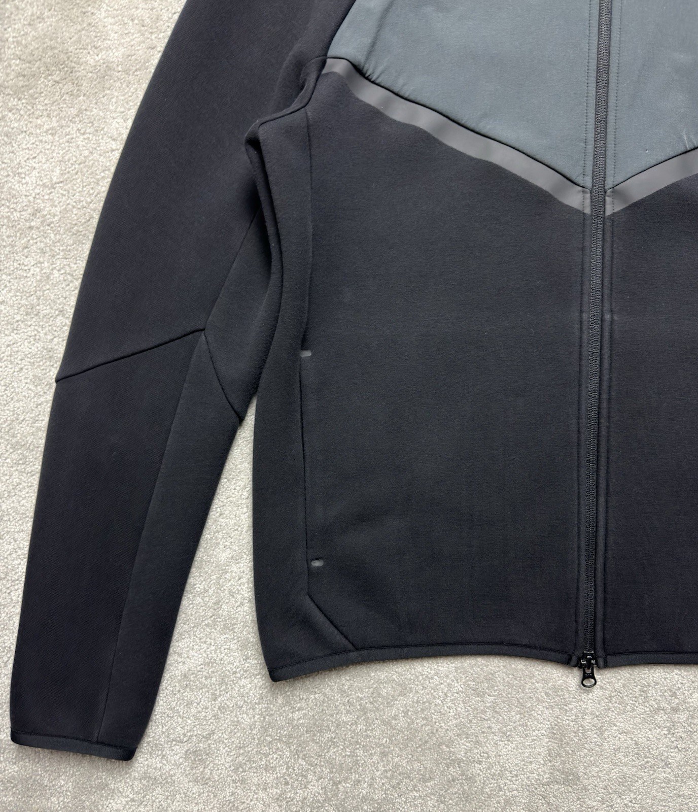 Nike Tech Fleece Woven Tracksuit Full Set Black Gold Mens Size medium VGC RARE image 3