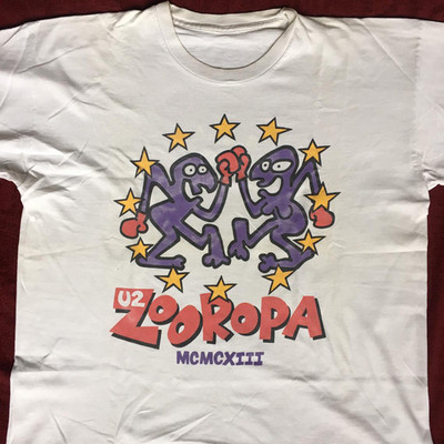 U2 Band Zooropa Album Men T-shirt White Short Sleeve All Sizes XZ1020