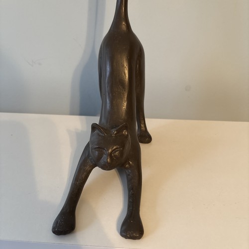 Rustic Cast Iron Cat Paper Towel Holder