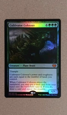 Cultivator Colossus #195, MTG: Innistrad: Crimson Vow, English Foil NM