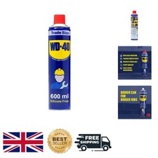 Comprehensive 600ml WD-40 Lubricant Spray for Maintenance & Water Displacement 23.32 per litre