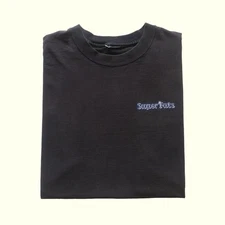 BIG DOG SUPER FATS MOTORYCYCLE VTG 90s Y2K FADED SLEEVELESS T SHIRT MENs SZ L