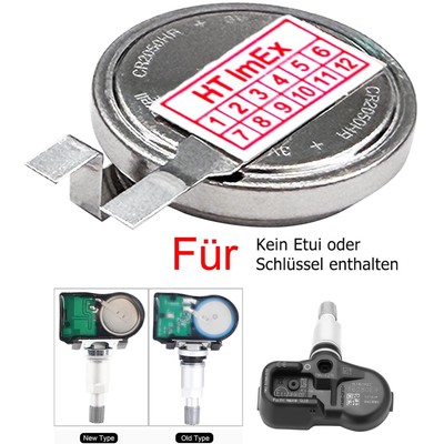 1PCS Akku für Maxell CR2050HR Lithium Buttom Battery 3V Coin Cell Tab-welded DEU