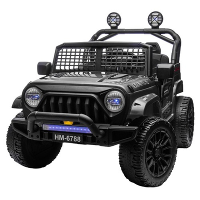 #ad Black 24V Kids Electric Car 2 Seater Ride on Toy Battery Power w Parent Remote $189.99