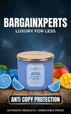 White Barn - MIDNIGHT BLUE CITRUS - 3 Docht Duftkerze - 411g        