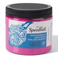 16oz Magenta Water-Soluble Block Printing Ink