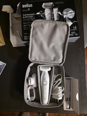 Braun Silk-épil 9 Pivoting Head Wet & Dry Epilator W/ Body Trimmer - SES9-441