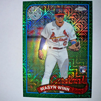 2024 Topps 1989 Topps Chrome Masyn Winn Rookie #2T89C-30 Green 87/99
