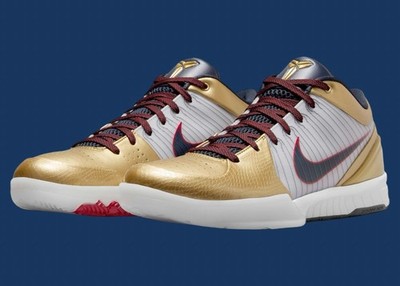 Nike Kobe 4 Proto Gold Medal FQ3544-100 Size 8.5 + $20  display picture 3