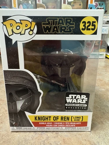 Funko Pop Star Wars 325 Knight Of Ren (Long Axe) Smuggler’s Bounty Exclusive