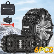 Car Snow Chains Snow Tyre Chains Anti-Slip Tire Chains for All Cars SUV Trucks
