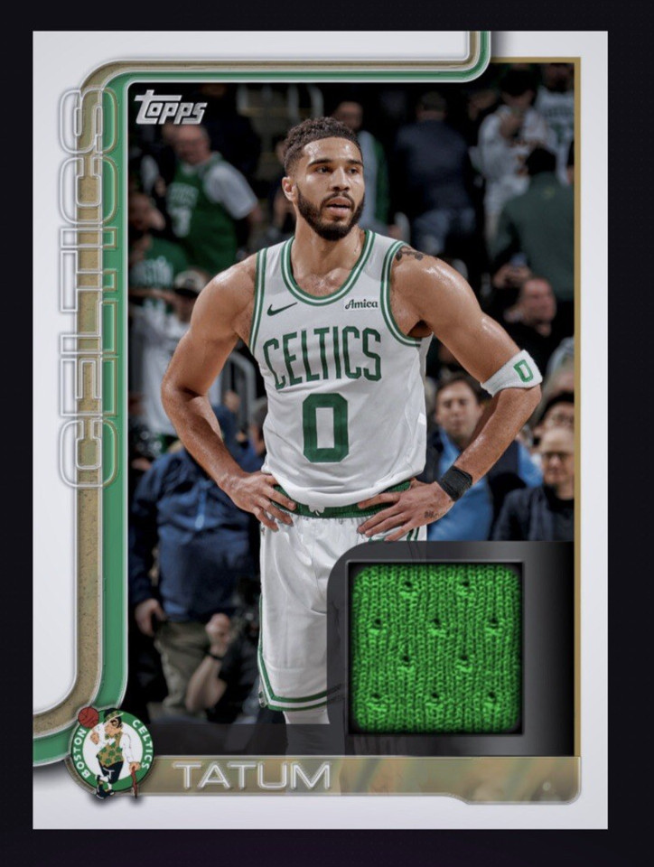 2025-26 Topps NBA Flagship - Real One Relic -JAYSON TATUM (TOPPS NBA DigitaICard