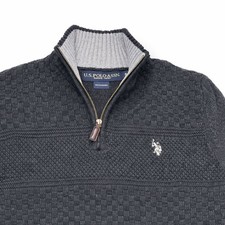 U.S. Polo Assn Men’s 1/4 Quarter-Zip Sweater