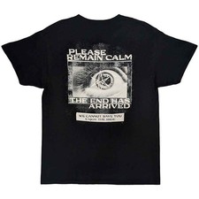Image of Bring Me The Horizon T Shirt Remain Calm Band Logo new Official Mens Black