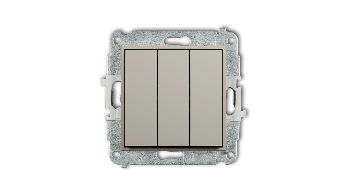 MINI Triple Connector Mechanism Taupe 60MWP-7