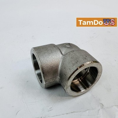 ASME B16.11 1'' 90° Elbow Stainless Steel F304/L Threaded Pipe Fitting 3000#
