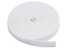 Hook  Loop Fastening Tape, 3/4-inch Wide, 5 yards/Roll - White