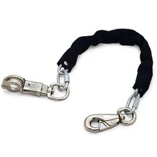 Dog Ute Tether Safety Tie Panic Snap and Snap Hook Ends