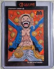 2025 Stephen Curry x Canvas Marketing One Piece Red Cracked Ice #/200