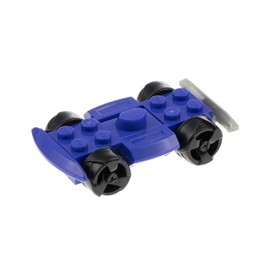 1x Lego Vehicle Base 4x6 Violet Black Racers Bumper Gear 4566 30558c01
